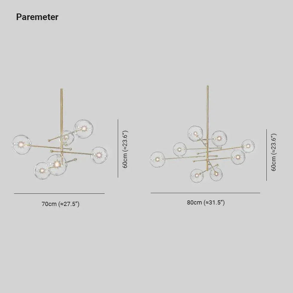 Lustre En Verre Moderne Nordique Élégant - Clowas.fr