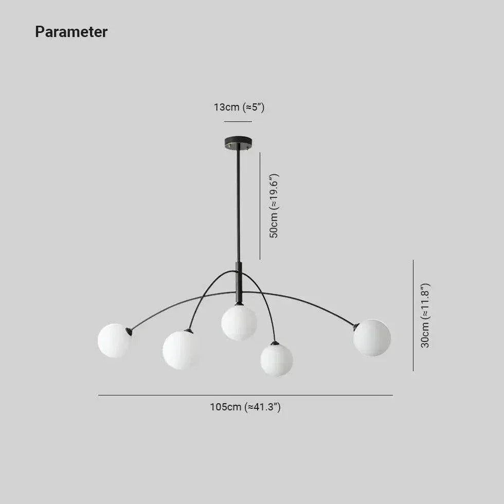 Le Lustre Moderne En Verre Créatif - Clowas.fr