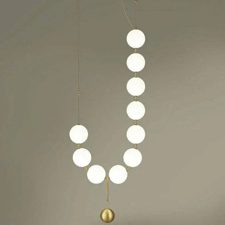 Lustre En Verre À Éclairage Excentrique Créatif - Clowas.fr