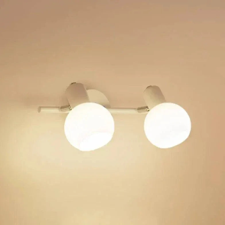 Spot En Verre Rond Blanc Pour Restaurant - Clowas.fr