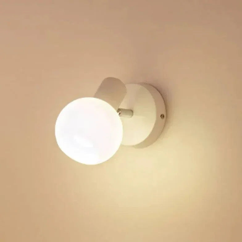 Spot En Verre Rond Blanc Pour Restaurant - Clowas.fr