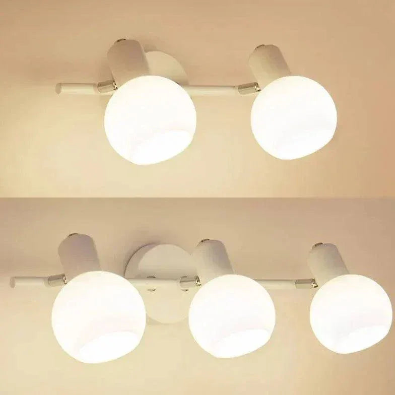 Spot En Verre Rond Blanc Pour Restaurant - Clowas.fr