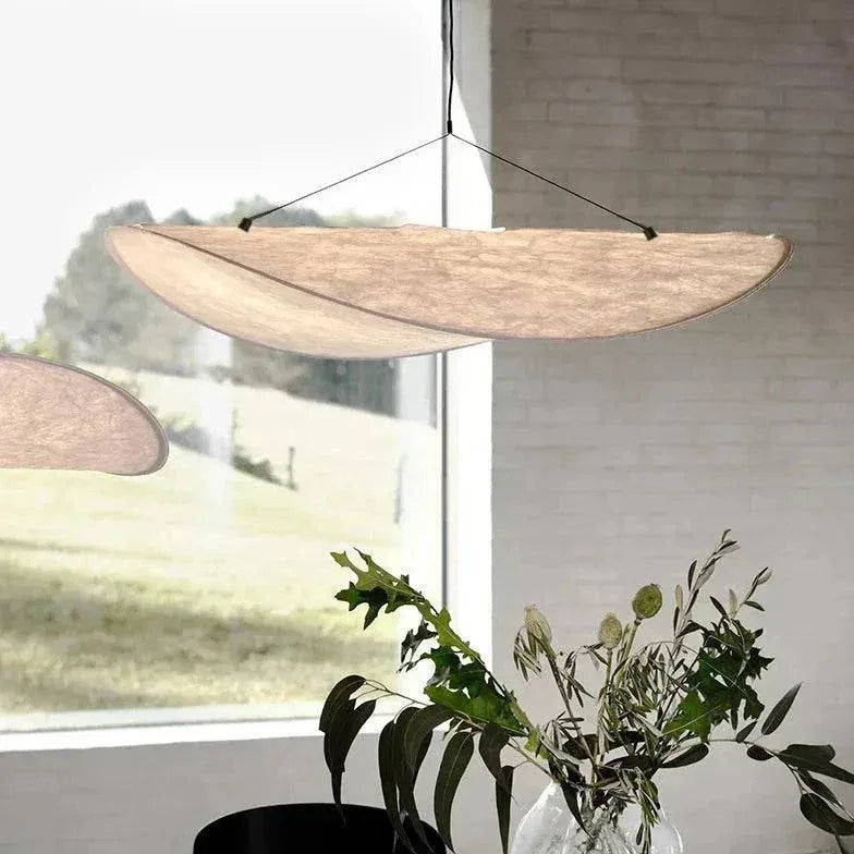 Lustre Moderne Minimaliste Ovale En Soie - Clowas.fr