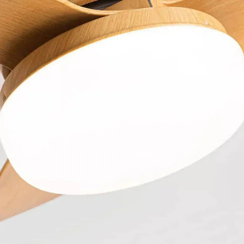 Ventilateur De Plafond Acrylique Éclairé À Trois Pales - Clowas.fr