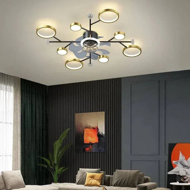 Ventilateur De Plafond Simple Avec Lumière - Clowas.fr