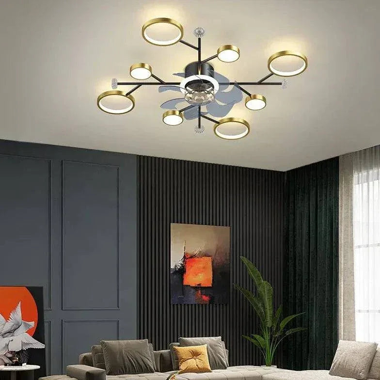 Ventilateur De Plafond Simple Avec Lumière - Clowas.fr