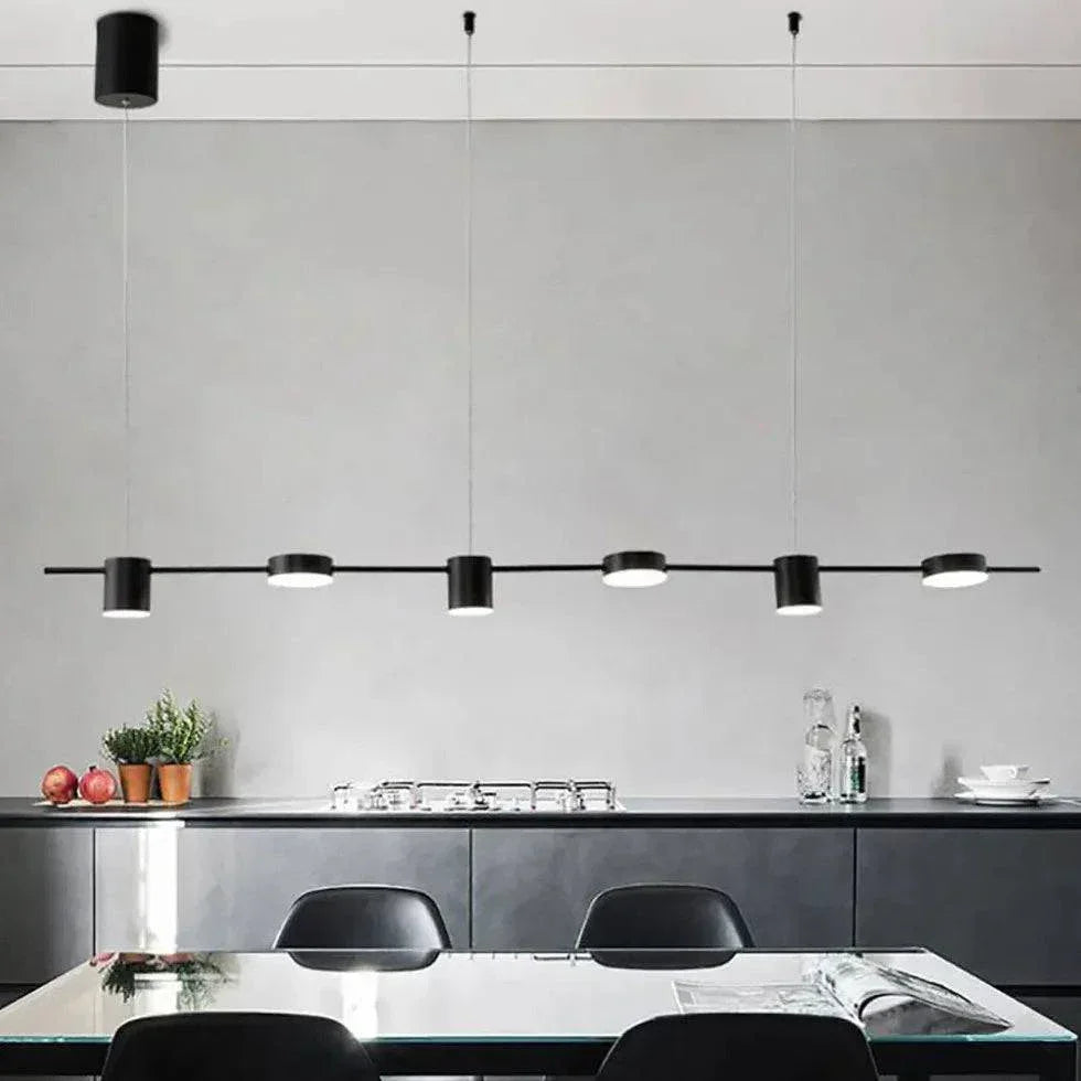 Lustre Moderne Linéaire Multi-Têtes Pour Restaurant - Clowas.fr