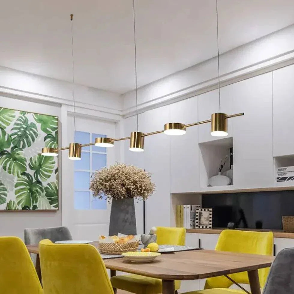 Lustre Moderne Linéaire Multi-Têtes Pour Restaurant - Clowas.fr