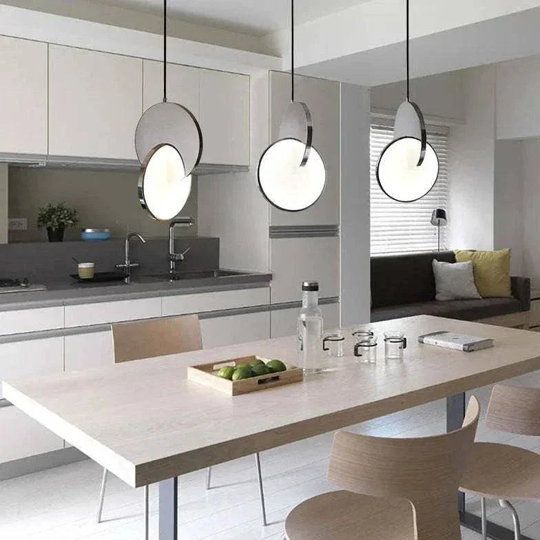 Lustre Rond Au Design Simple Et Moderne - Clowas.fr