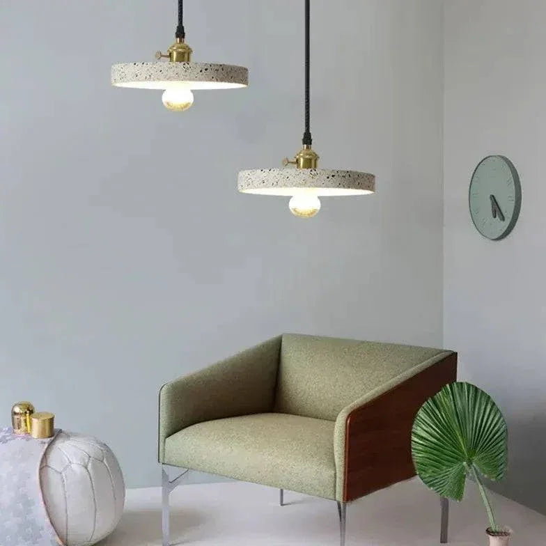 Lustre Pendant Salon Style Terrazzo Texture - Clowas.fr