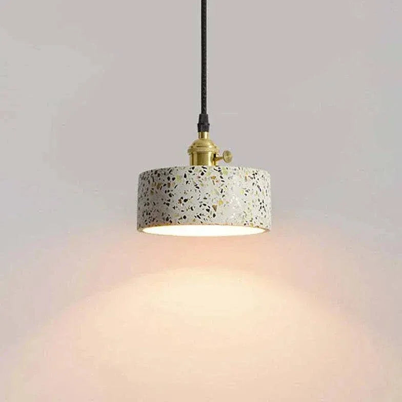 Lustre Pendant Salon Style Terrazzo Texture - Clowas.fr