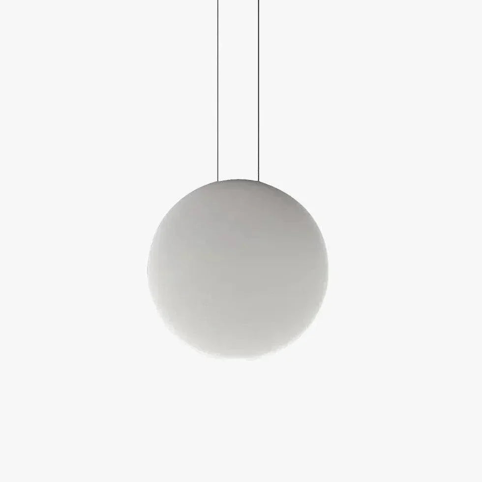 Lampe Suspendue Boule Blanche Créative Moderne - Clowas.fr