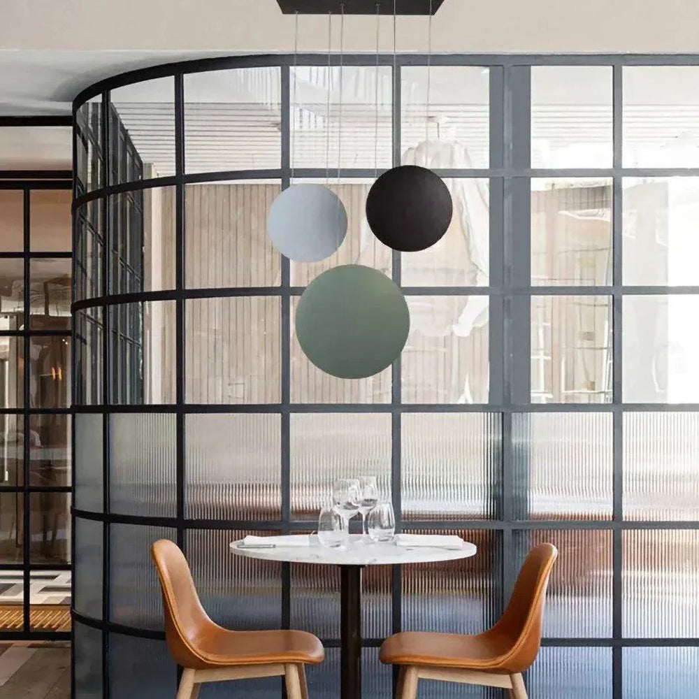 Lampe Suspendue Boule Blanche Créative Moderne - Clowas.fr