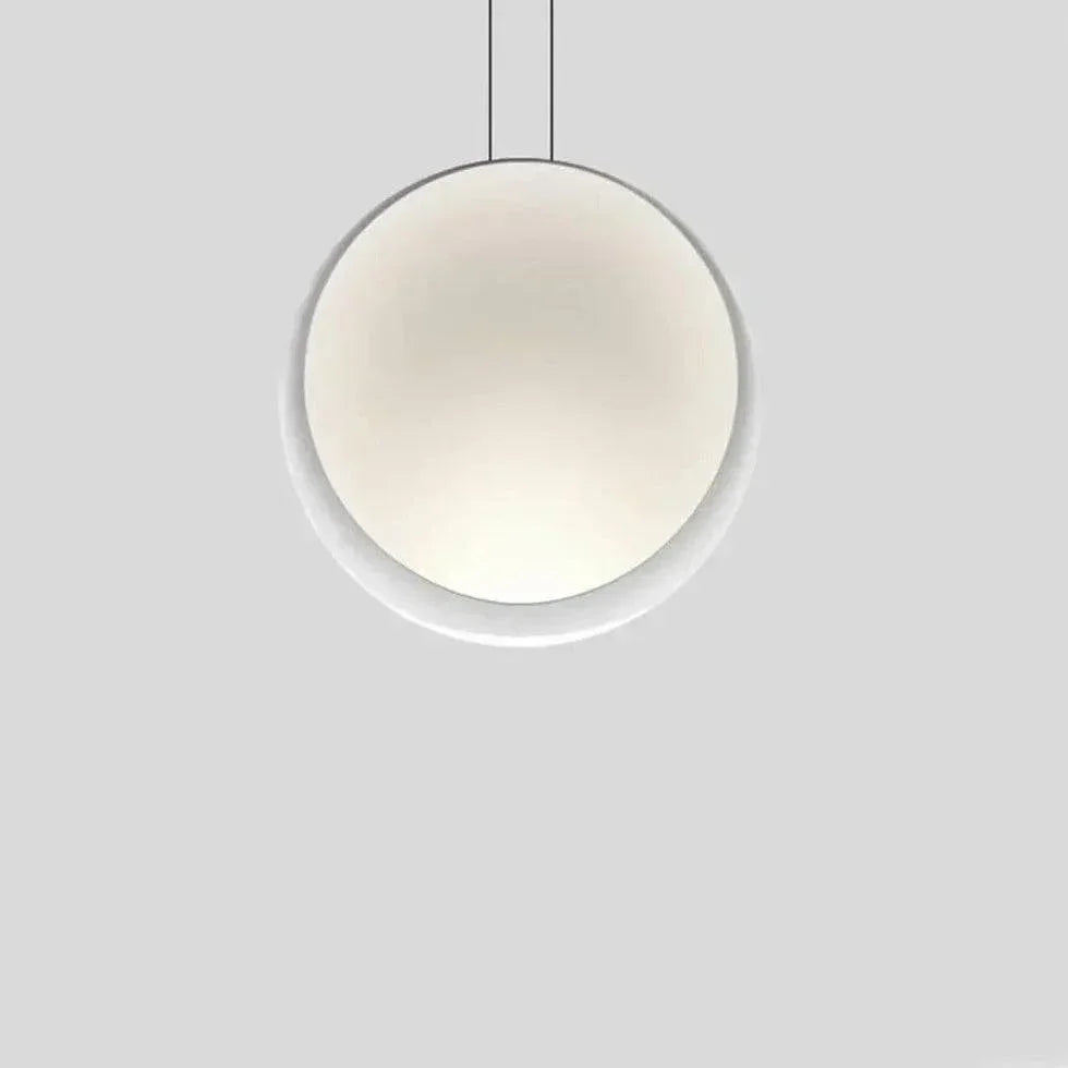 Lampe Suspendue Boule Blanche Créative Moderne - Clowas.fr