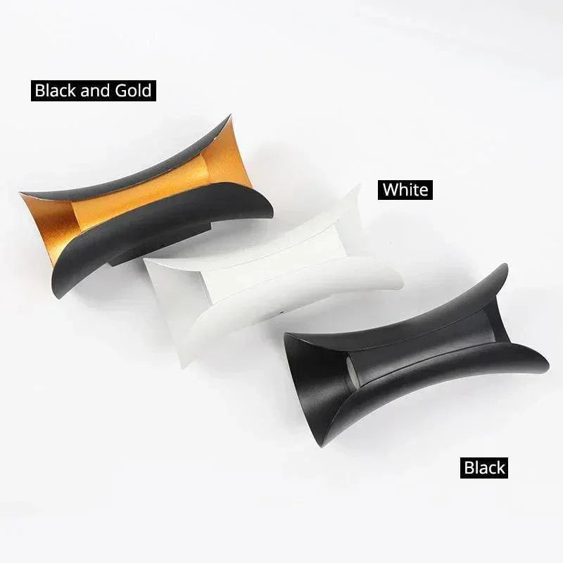 Applique D'Extérieur Led Noire Et Dorée - Clowas.fr