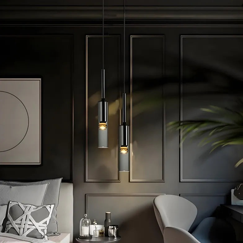 Suspension Cristal Led Créative Style Bouteille pour Chevet