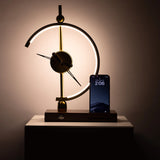 Lampe d'horloge avec charge sans fil