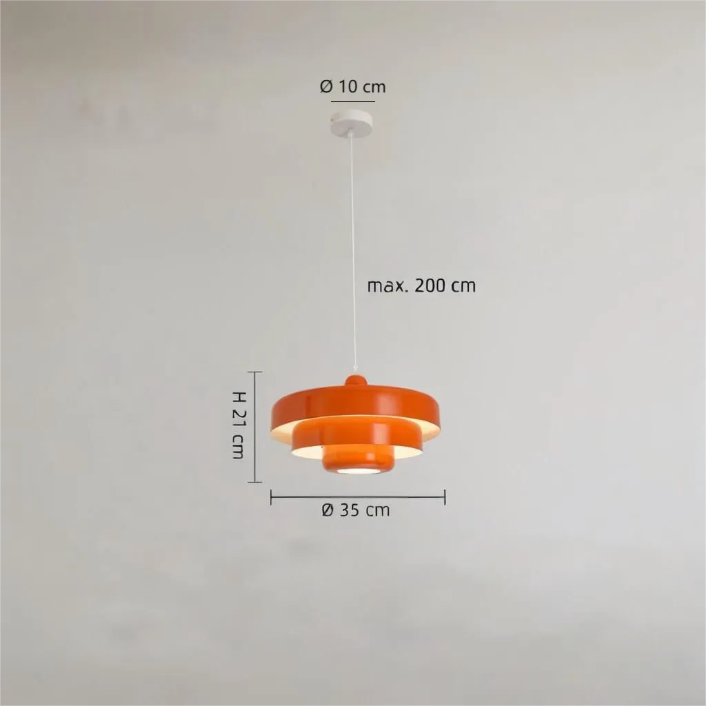 Suspension Métal Design Gâteau pour Salle à Manger
