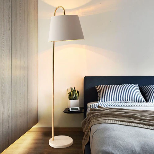 White Minimalist Style Floor Lamp