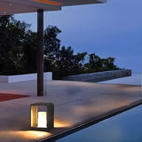 Lampadaire Solaire Simple et Étanche pour Terrasse Extérieure