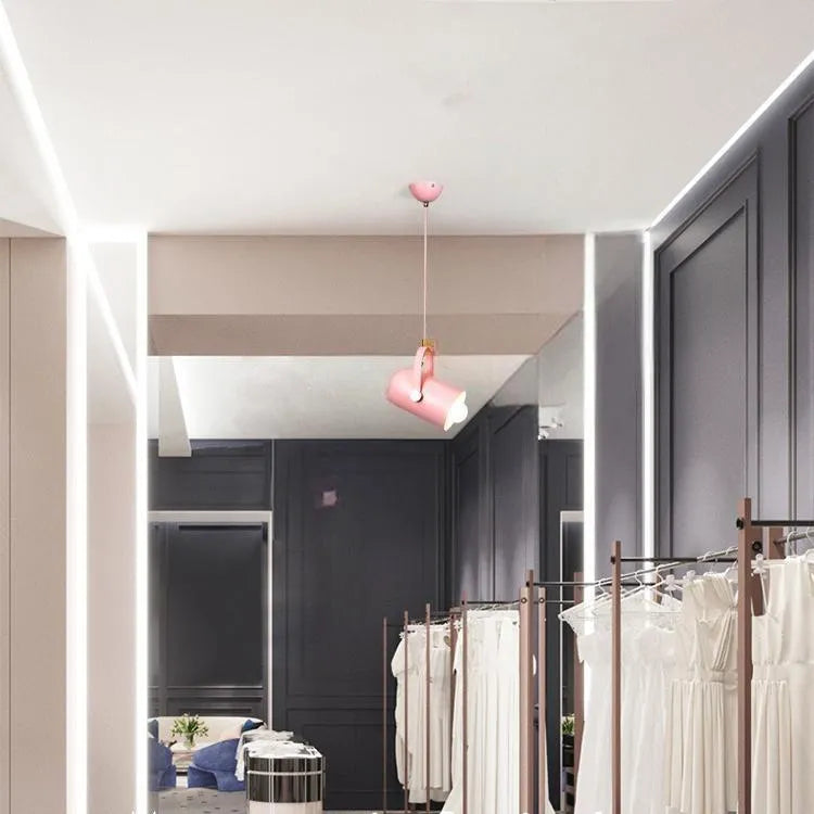 Suspension LED Minimaliste Ajustable Macaron Pour Salle à Manger