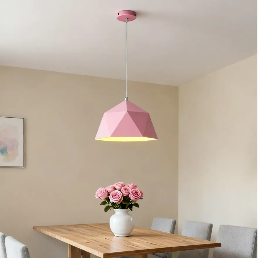Suspension Géométrique Simple en Métal pour Salle à Manger