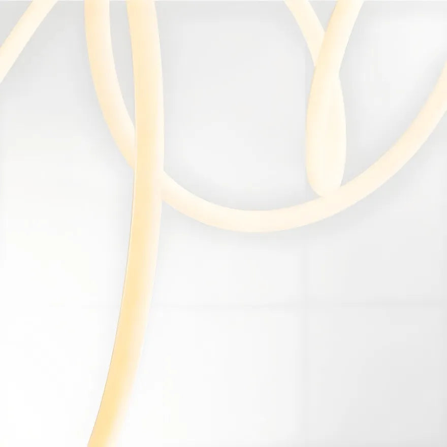 Suspension LED Anneau Créative Forme Note pour Salle à Manger