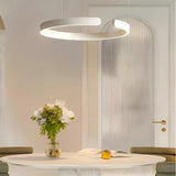 Suspension LED Dimmable Anneau Moderne pour Salle à Manger