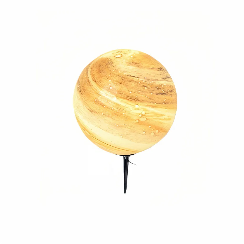 Lampe Solaire Décorative Extérieure Moderne Planète pour Jardin