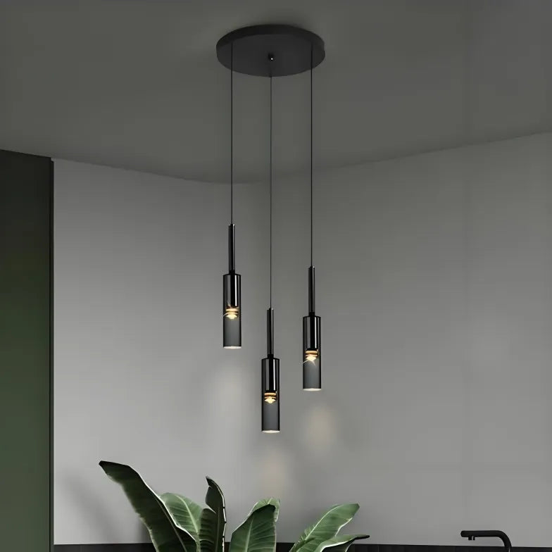 Suspension Cristal Led Créative Style Bouteille pour Chevet