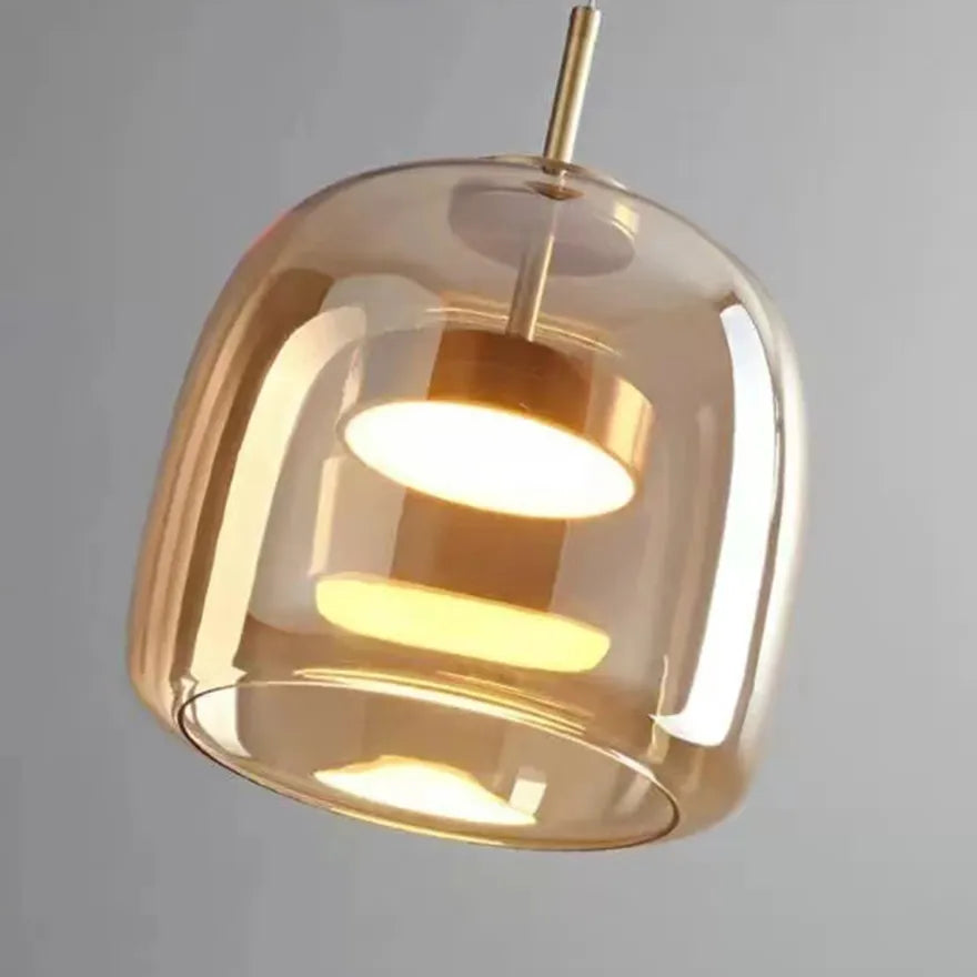 Suspension Design Moderne en Verre Dimmable pour Salle À Manger