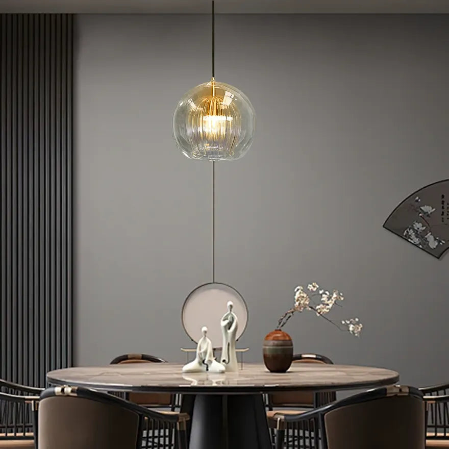 Suspension Bubble Verre Design Simple Salle À Manger