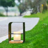Lampadaire Solaire Simple et Étanche pour Terrasse Extérieure