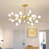 Lustre Moderne en Forme de Branches de Luxe pour Salon
