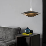 Suspension LED en Disque À Couches Nordique Pour Salle À Manger