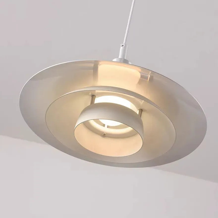 Suspension LED en Disque À Couches Nordique Pour Salle À Manger