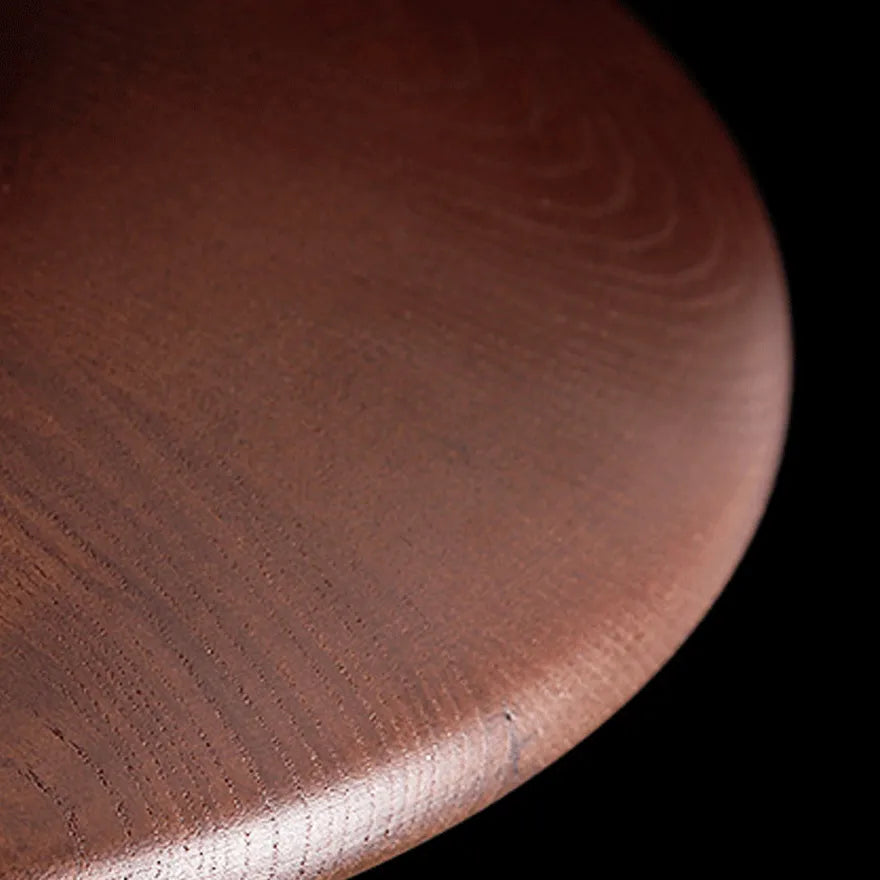 Plafonnier en Bois Design Japonais en Forme de Bol pour Couloir