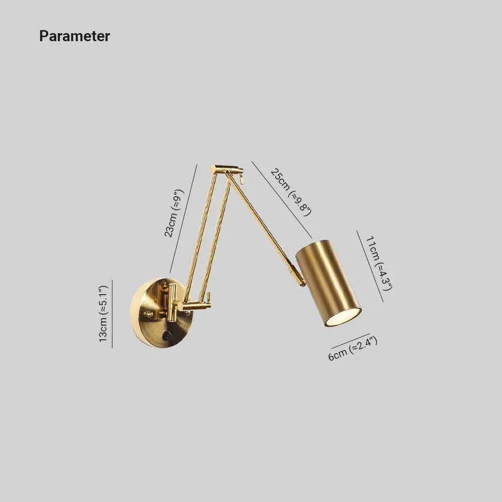 Lampe De Lecture Pour Livre Murale Pliable Moderne Nordique - Clowas.fr