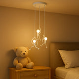 Suspension LED Moderne et Créative Petit Homme pour Chevet