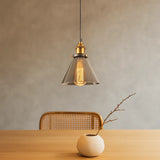 Suspension Verre Style Industriel Vintage pour Salle à Manger