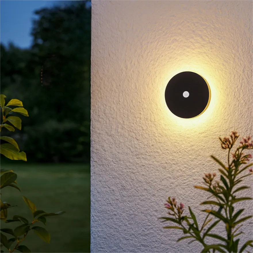 Applique Murale Extérieure LED Plate Design Minimaliste