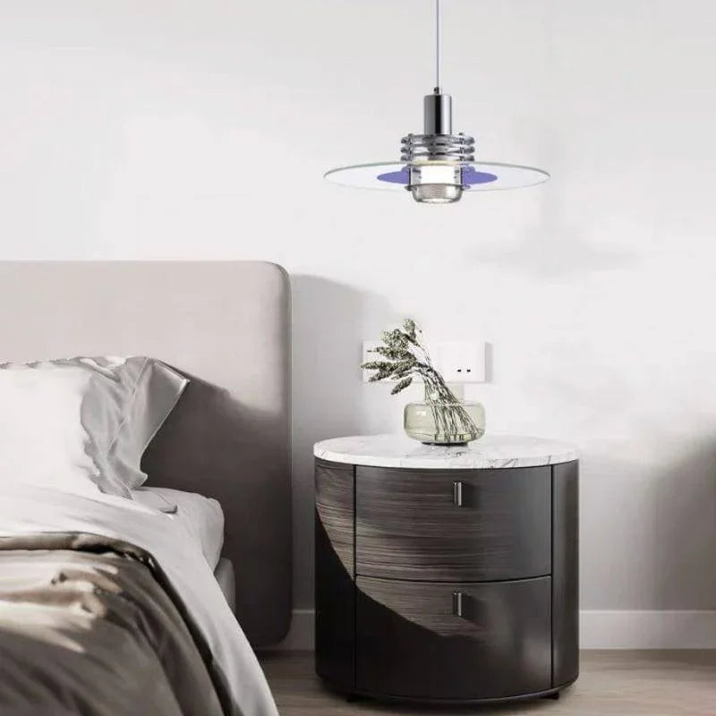 Lustre De Chambre Moderne À Tête Unique Ronde - Clowas.fr