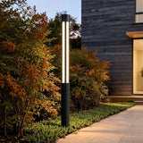 Borne Lumineuse Extérieure LED Moderne Noir IP65 pour Jardin