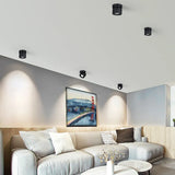 Plafonnier Spot LED À Tête Orientable Style Moderne