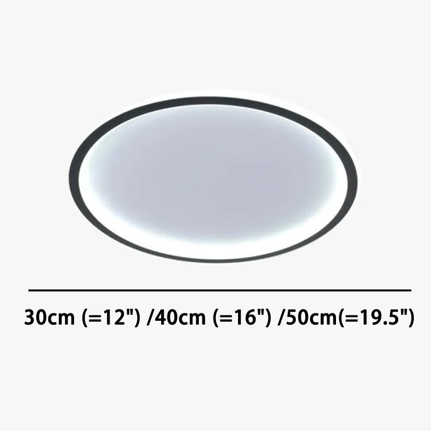 Plafonnier LED Rond Dimmable Extra Plat pour Chambre