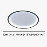 Plafonnier LED Rond Dimmable Extra Plat pour Chambre