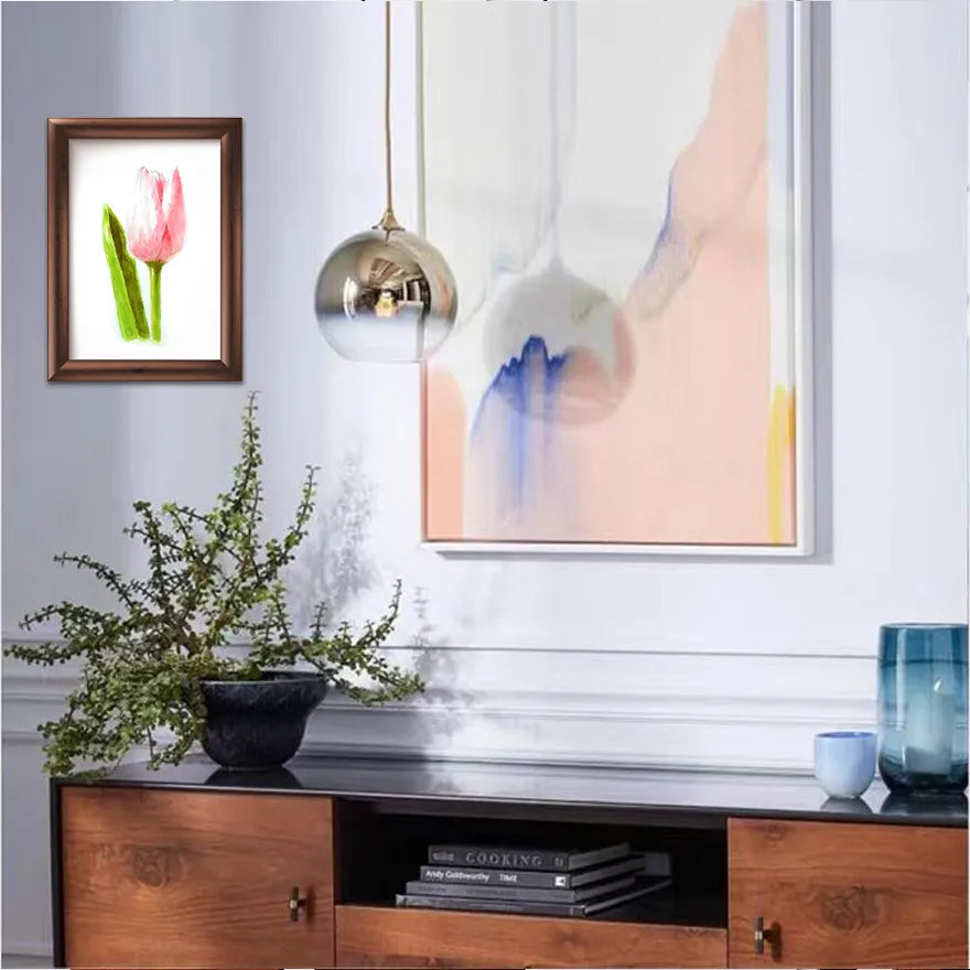 Suspension Globe en Verre Dégradé pour Salle à Manger