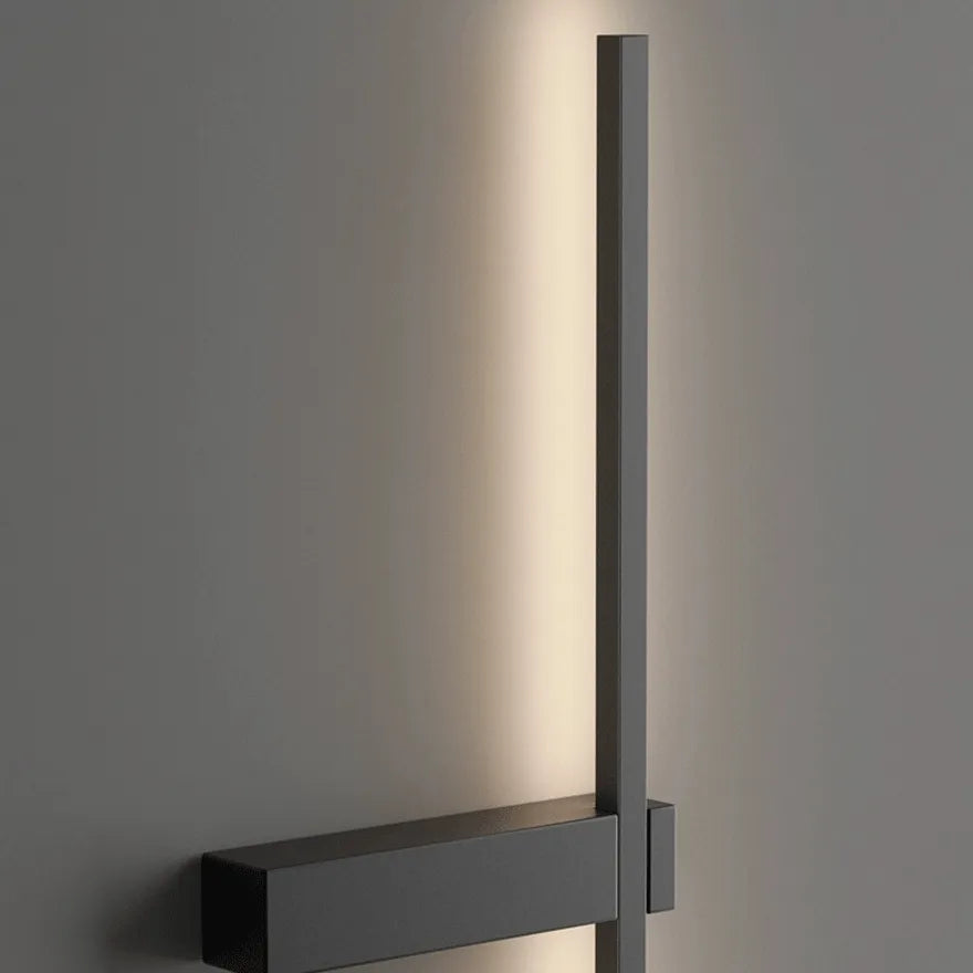 Applique Murale Linéaire LED Design Croisé Minimaliste pour Chevet