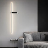 Applique Murale Linéaire LED Design Croisé Minimaliste pour Chevet