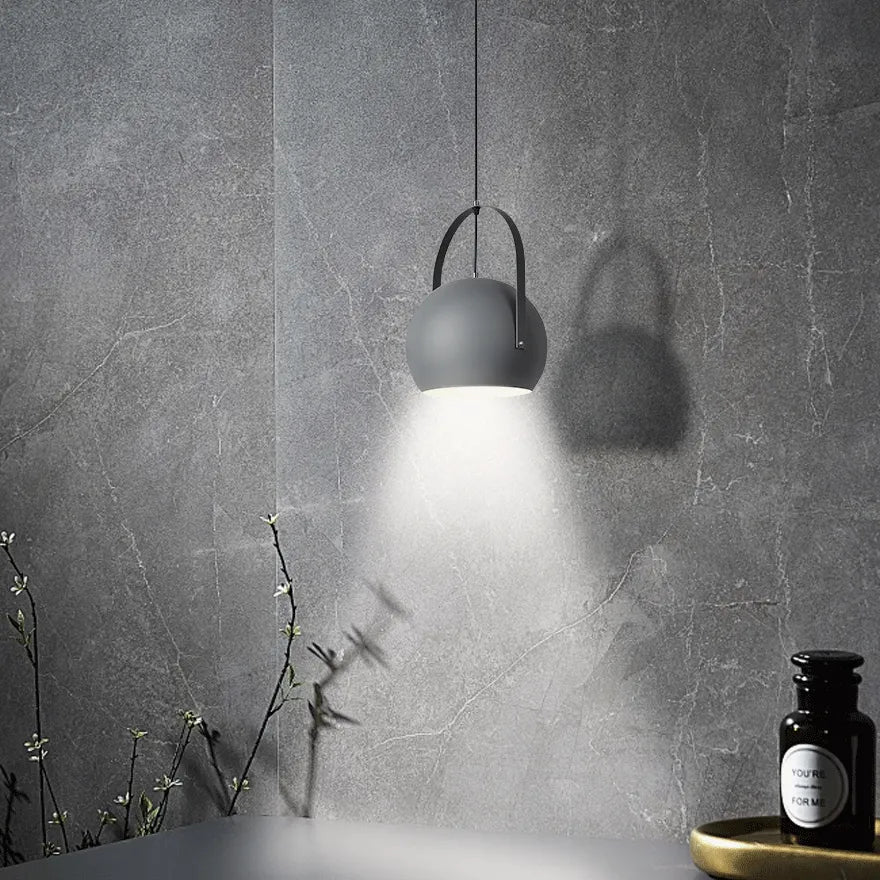Suspension LED Orientable Simple en Métal Style Macaron
